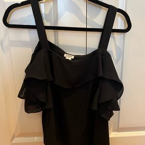 J.Crew Black Off the Shoulder Top